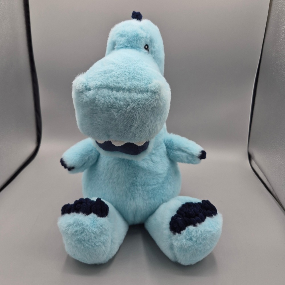 Gigglescape Blue T-Rex Dinosaur Plush Stuffed Animal Target 2024 12 Inch Sitting